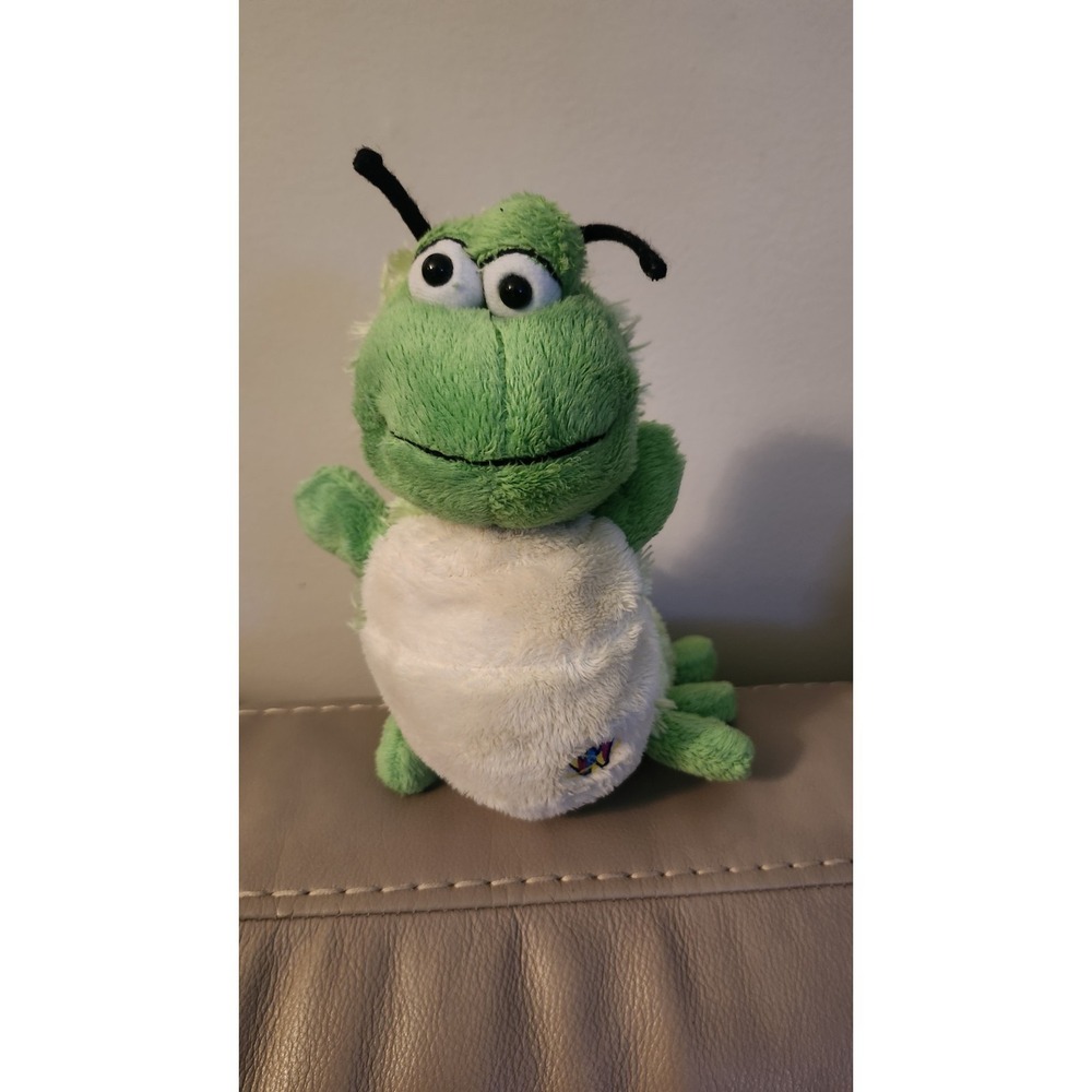 Ganz Webkinz Green Caterpillar HM434 Plush Stuffed Toy No Code 10"